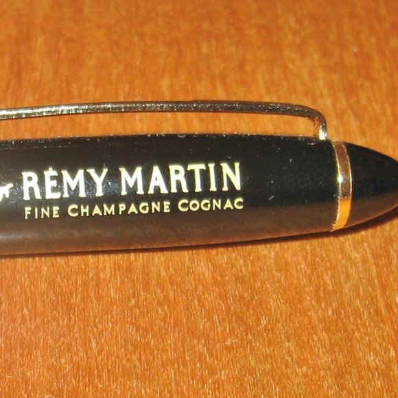 Remy Martin Fine Cognac Champagne Ballpoint Black Pen Quality Company Promo Gift - Picture 4 of 7